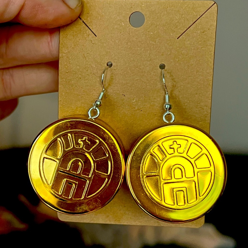 Lalo Tequila Liquor Cap Earrings Handmade